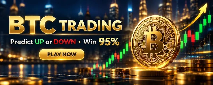 BTC trading up or down